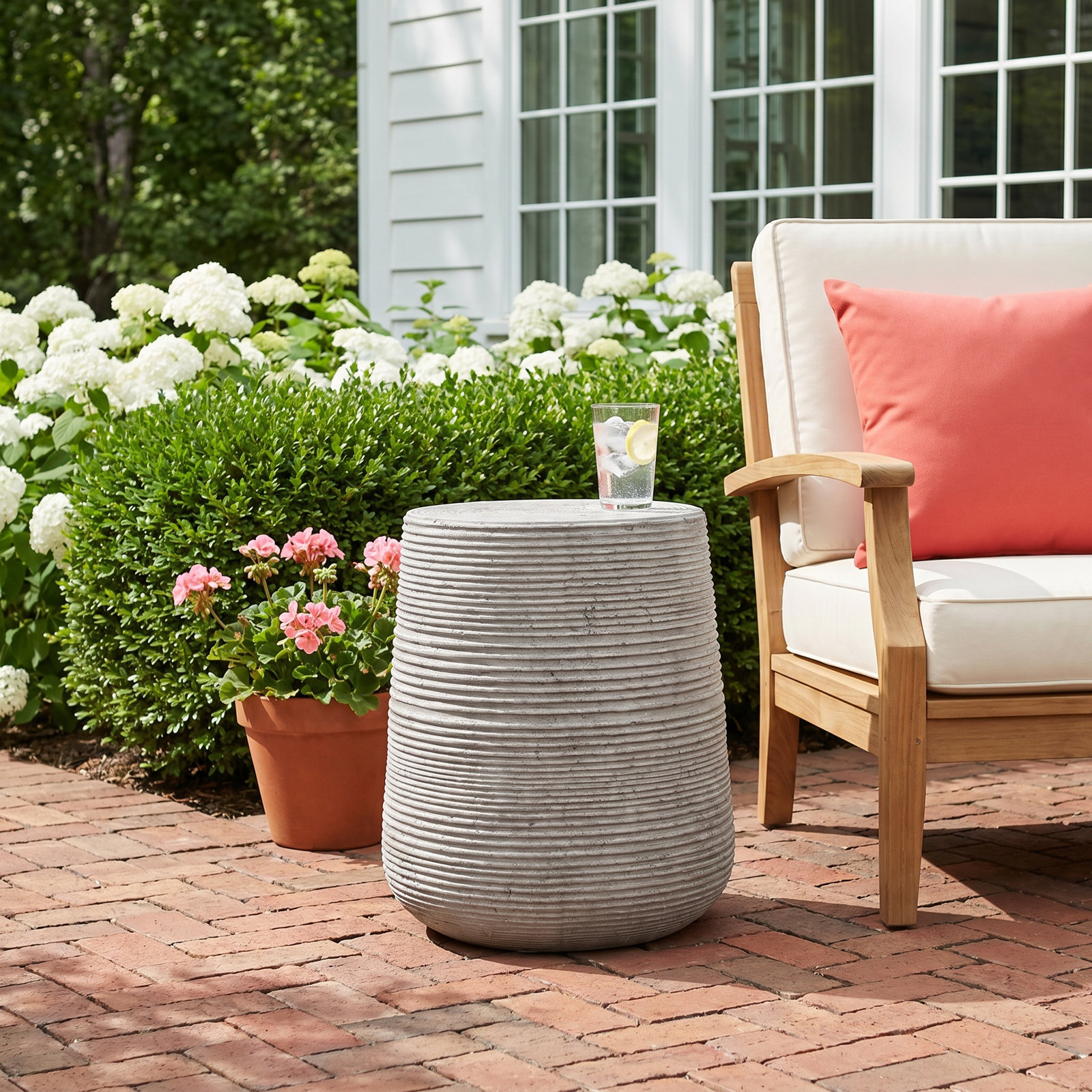 Taye Outdoor Stone Table