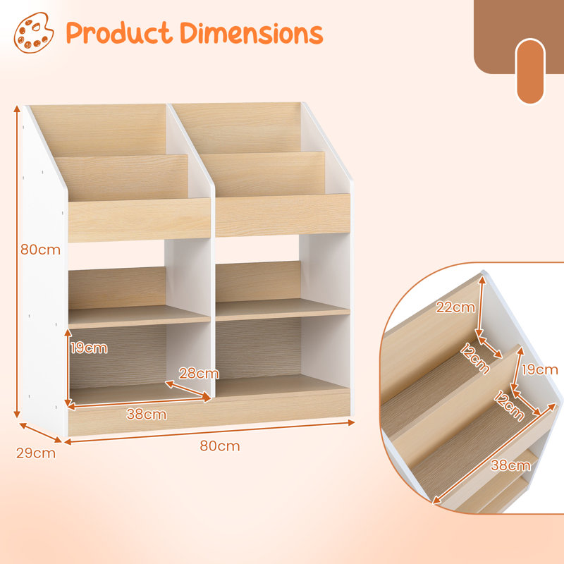80cm H x 80cm W Cube Bookcase