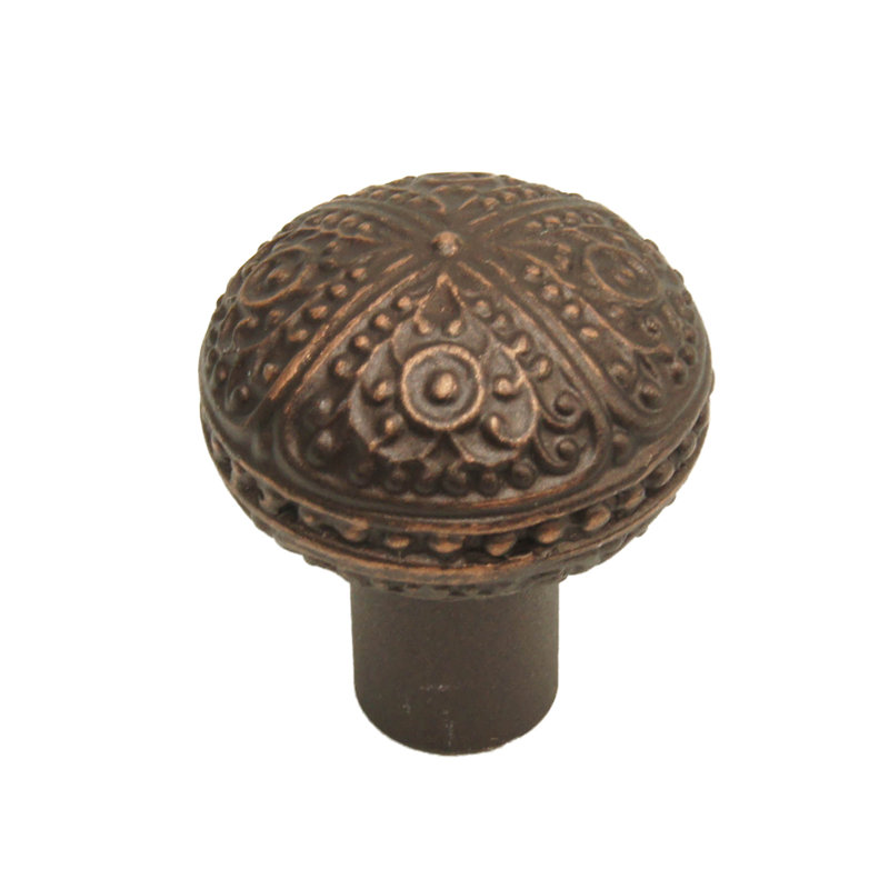 Millennium classic large round knobin Gilded Mercury, Oil Rubbed Bronze