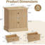 57.7 cm W Bedside Table-1743372265