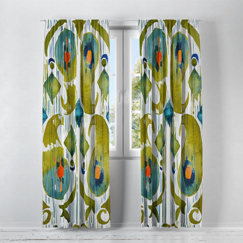 Semi Sheer Curtain Pair, 40" W x 82" L