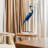 21"H Handmade Metal Heron Statue, 100% Hand-Painted Bird Figurine Décor, Rustic Handicraft Artwork For Bird Lovers-1769890360