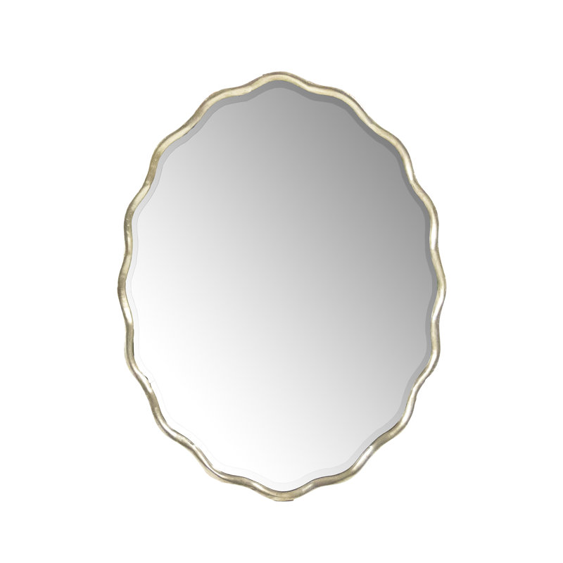 Caressa Oval Metal Wall Mirror