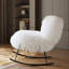 Wool Casual Living Room Bedroom Rocking Chair Rocking Chair
