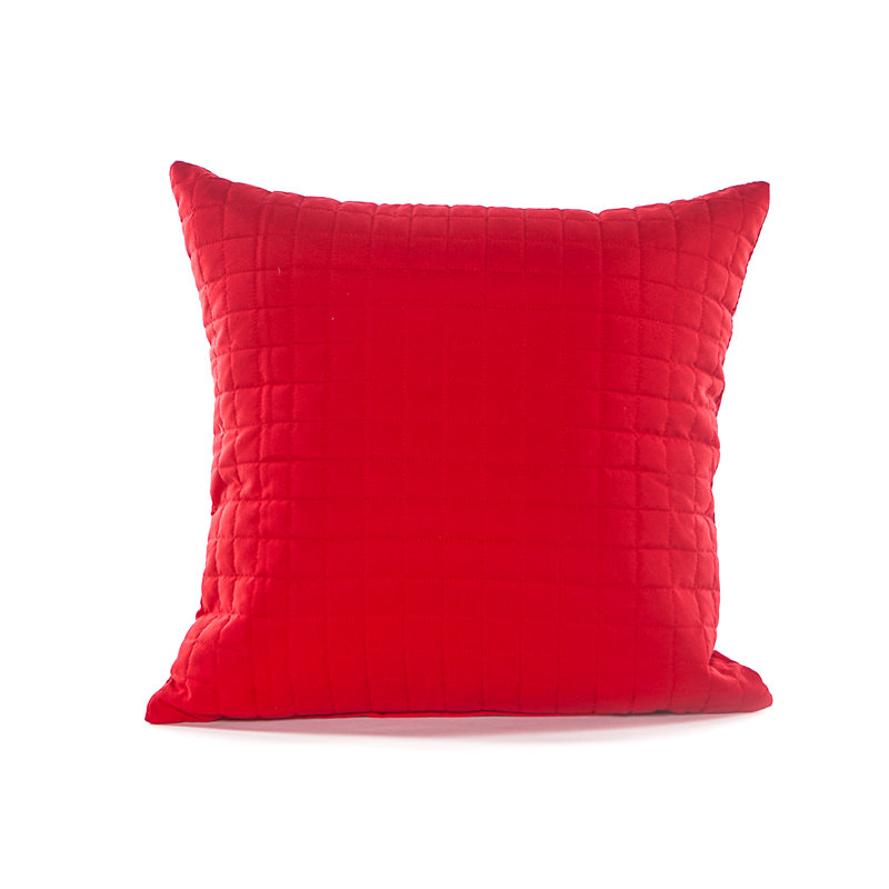 Coussin Grid, Rouge