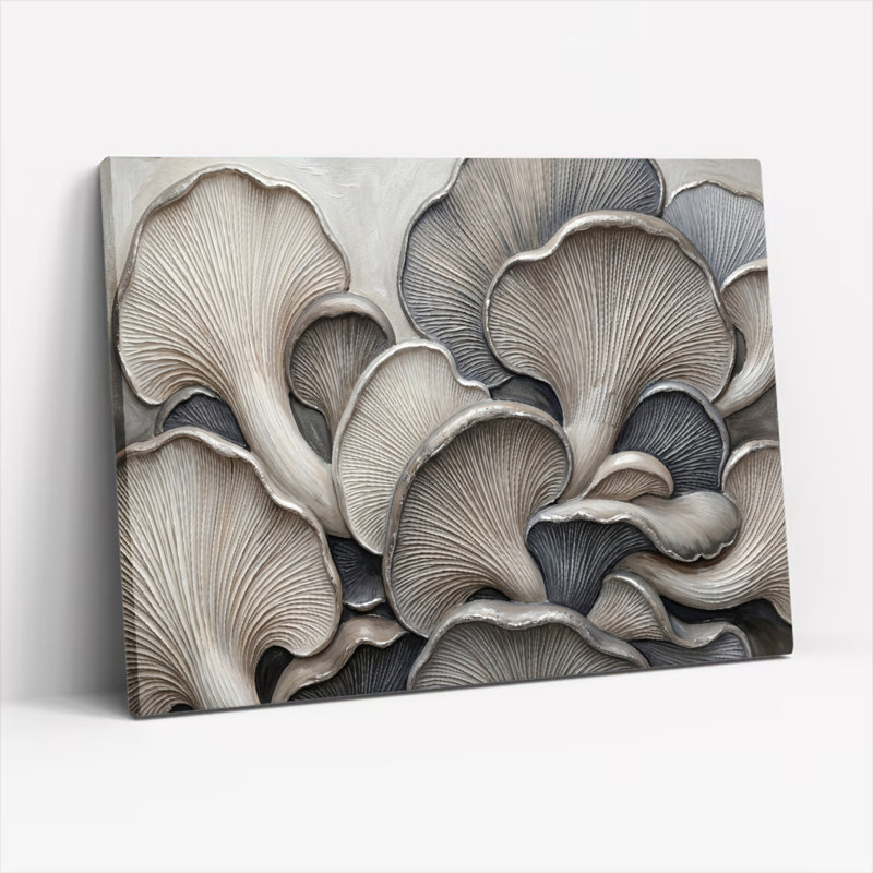 Art mural sur toile Gallery Wrap pour le salon, la chambre à coucher, le bureau ou le vestibule - décoration murale décorative avec motif champignon