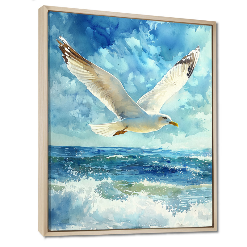 Avarika - Animals Canvas Prints, H 20 po x l 12 po, Impression encadrée flottante, Crème, crème