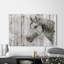 Horse Face - Wrapped Canvas Print-372113578