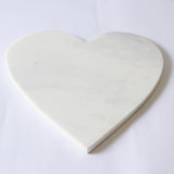 Latitude Run Wysong Marble Heart Shaped Cutting Board