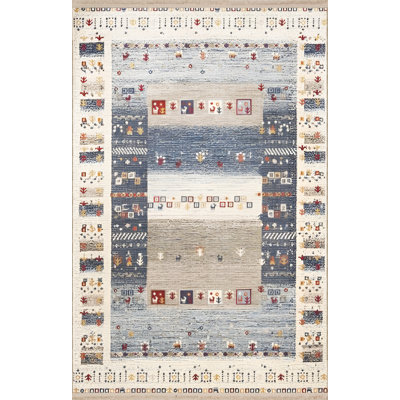 Krisandra Performance Washable Geometric Indoor / Outdoor Rug