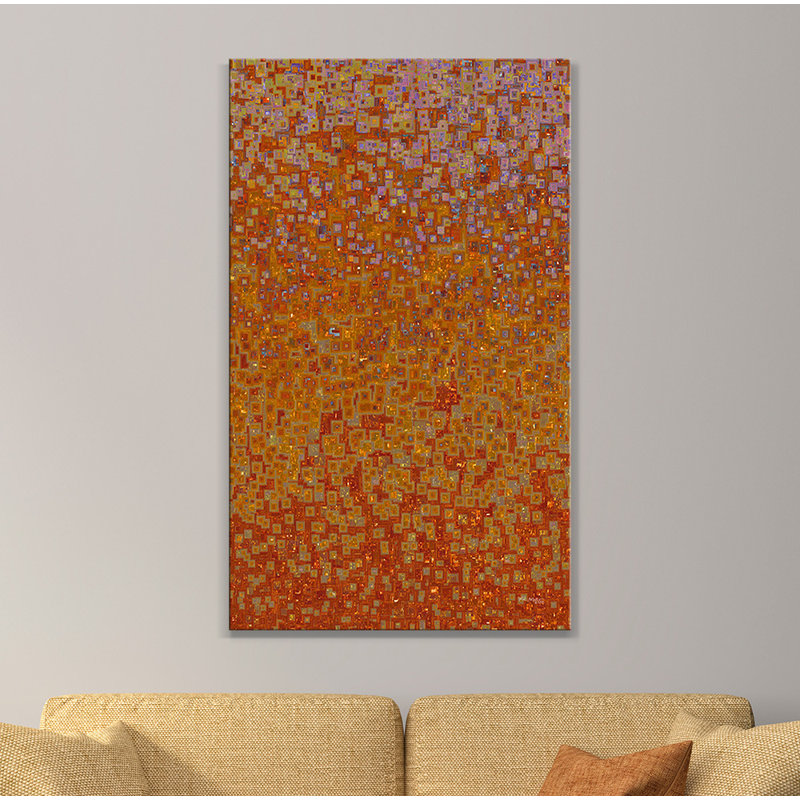 « qui do you trust », reproduction d’impression sur toile, H 60 po x l 36 po x P 1,5 po, Toile tendue