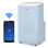 Climatiseur portatif commercial CCPAC Series 6,350 BTU Sacc / CEC, 9 000 BTU ASHRAE 128, bleu