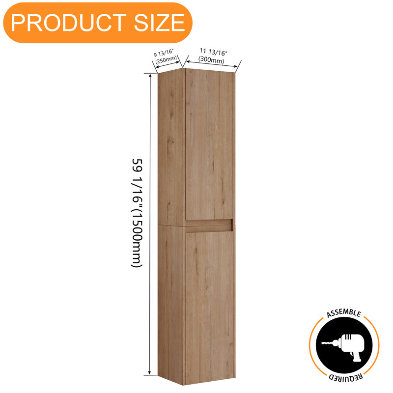 Bathroom Cabinet, Natural