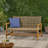 Genola WOOD + WICKER LOVESEAT