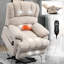 Fauteuil inclinable électrique en chenille de 23 po de large et à dossier haut avec massage par vibration à 8 points et chauffage lombaire