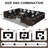 Pashk 12-Person 15-Piece Modular Wicker Outdoor Sectional Conversation Set with Cushions & 60,000 BTU Propane/Natural Gas Fire Pit Table-1308438304
