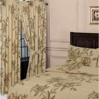 Wild Rose Rizo Semi Sheer Curtains