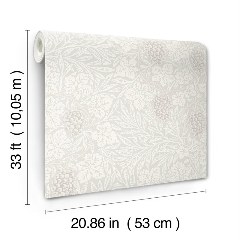 Rouleau de fleurs Alvie, Blanc