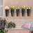 5PCS Wall Planter Flower Stand With Bucket