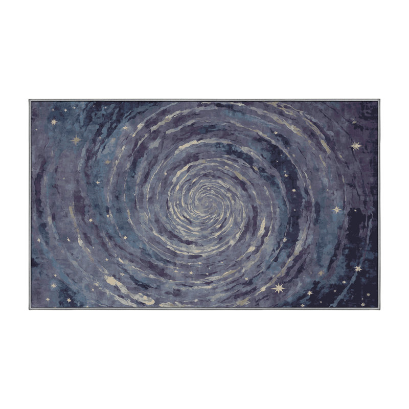 Tapis gris soyeux et moelleux, Rectangulaire 3 pi x 5 pi