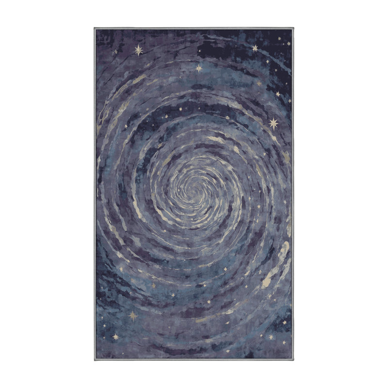 Tapis gris soyeux et moelleux, Rectangle 7 pi x 9 pi