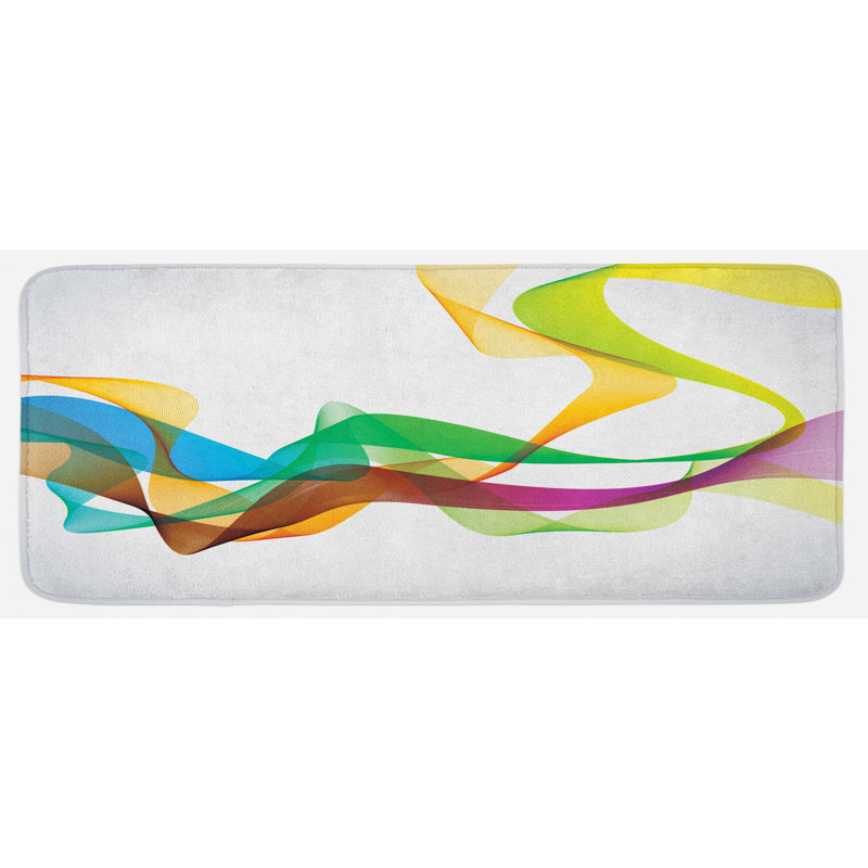 Tapis de cuisine abstrait