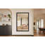 Miroir de salle de bain rectangulaire surdimensionné moderne avec cadre noir, grands miroirs muraux décoratifs pour salle de bain, miroir mural vertical ou horizontal avec cadre en aluminium