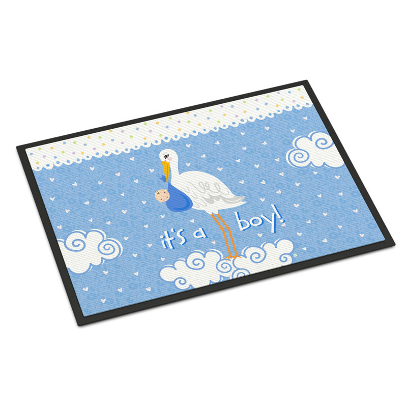 Tapis de porte d’extérieur pour enfant, Rectangle 1 pi 6 po x 2 pi 3 po