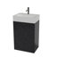 Meuble-lavabo autoportant pour salle de bain moderne 20 po avec lavabo en céramique Roca-668753782