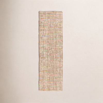 Vesper White Tan Hand-Knotted Jute Rug