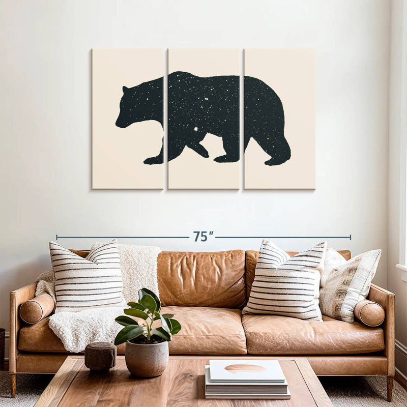 Bar Bear, 36" H x 57" W
