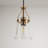 Strasburg 1-Light 5.5" Wide Single Bell Mini Pendant with Cord Suspension for Small Spaces