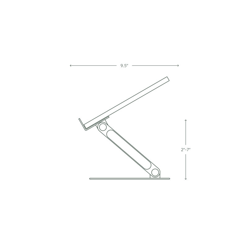 Adjustable Laptop Stand, Woodgrain