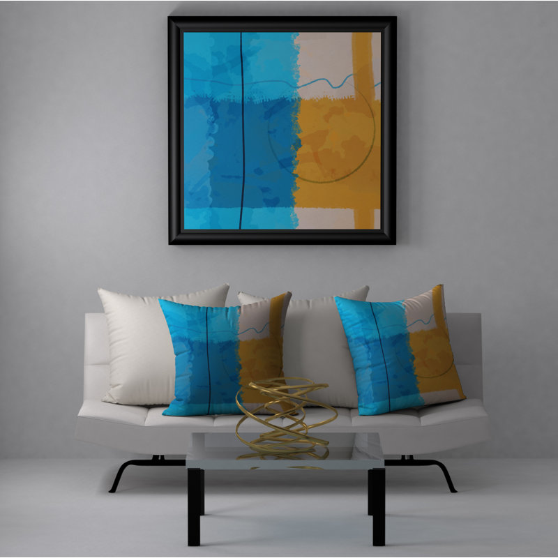 Housse de coussin carrée décorative appétissante et enjouée, 18 po x 18 po