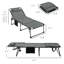 Chaise longue pliante avec dossier inclinable à 5 niveaux et trou de lecture-783655302