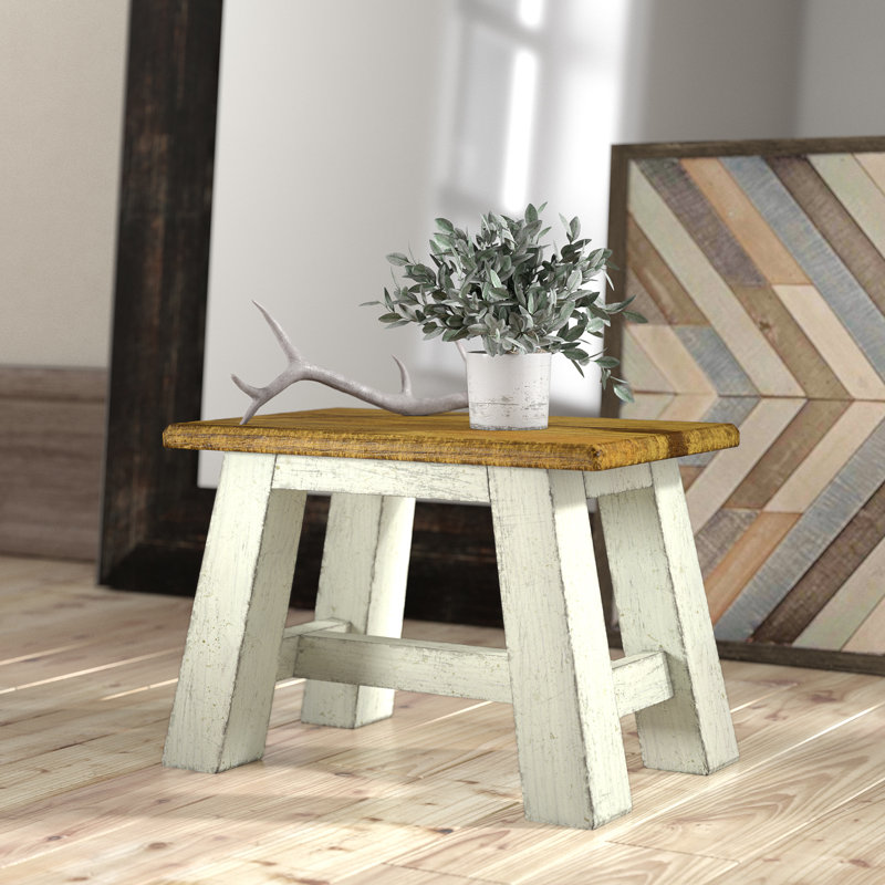 Burren Solid Wood Accent Stool