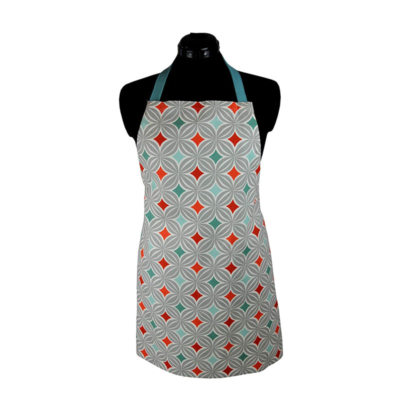 Amethy Bib Apron, Terracotta Orange