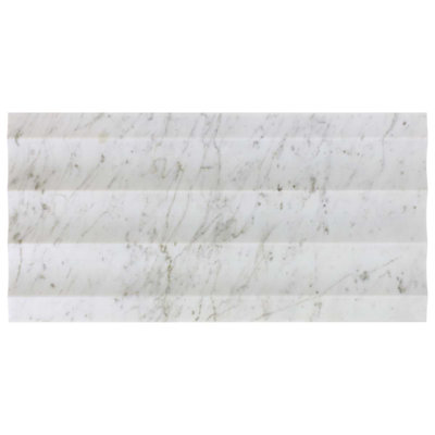 Stonework Carrara White 12x24 Marble Tile
