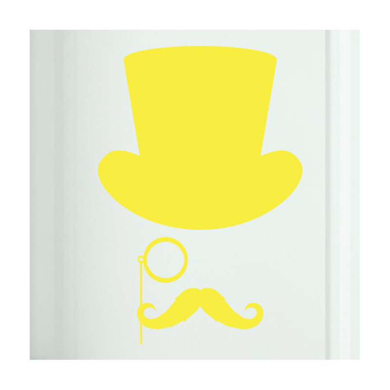 Wall Decal, Bright Yellow