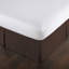 Jupe de lit plissée à motif de plis en microfibre brossée double 15 pouces Southshore Fine Linens, lavable à la machine, très grand, taupe-912812014-912812029