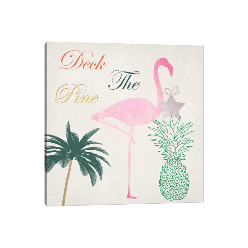Deck The Pine by Sheldon Lewis - Wrapped Canvas Print, 66.04 cm H x 66.04 cm W x 3.175 cm D