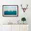 Sky on Top of the Ocean in Abstract - Picture Frame Graphic Art Print-55739608-55739609