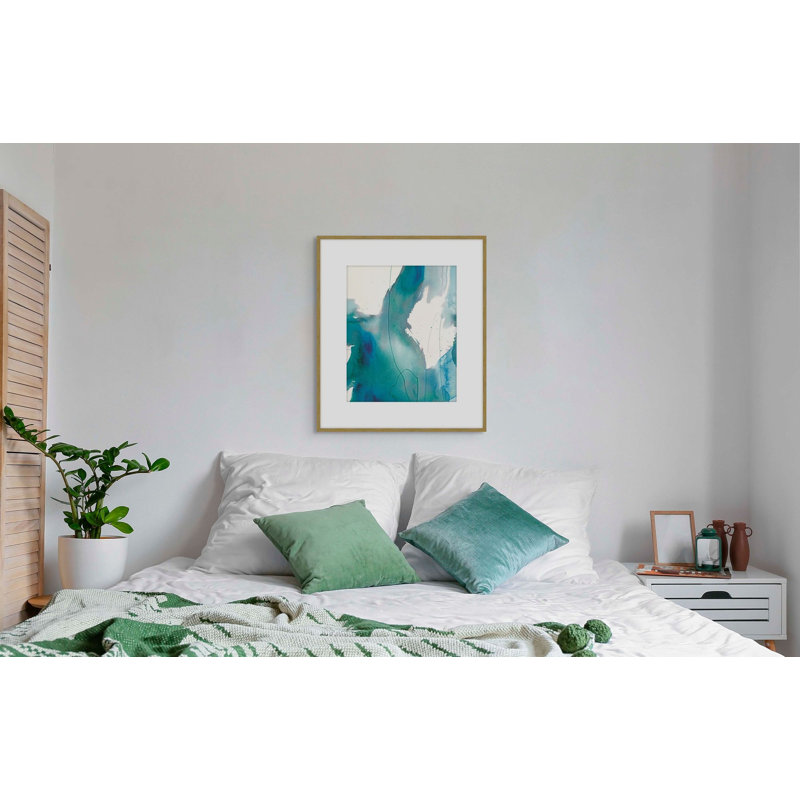 Blue Lake 1 Print, 27.48" H x 24.48" W