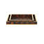 Casey Pen Shell, Stainless Steel, Wood Decorative Tray