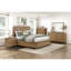 Commode de rangement 5 tiroirs brun clair