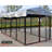 Engrid 66'' H Panel Metal Yard Kennel With Door