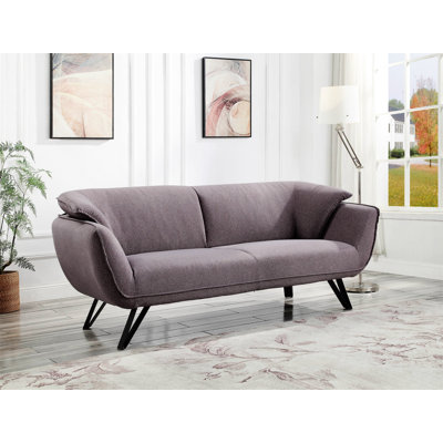 Dalya Grey Linen Sofa