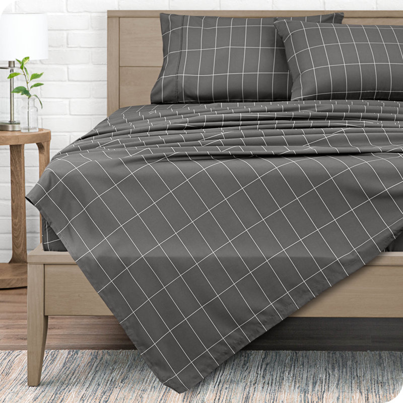 Grid Microfiber Flat Sheet, Full Flat Sheet