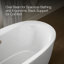 Baignoire de trempage autoportante 65,5 po. X 35,5 po. Sunstruck®-11044900