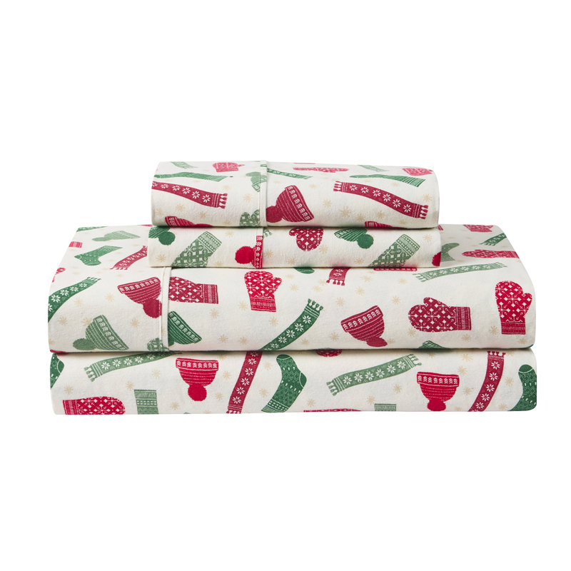 Ensemble de draps en flanelle de coton Hallmark Winters